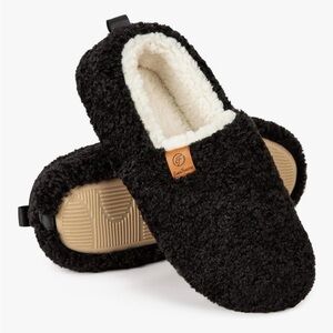 NWT Everfoams Curly Full Fleece-lined Slipper/Houseshoe